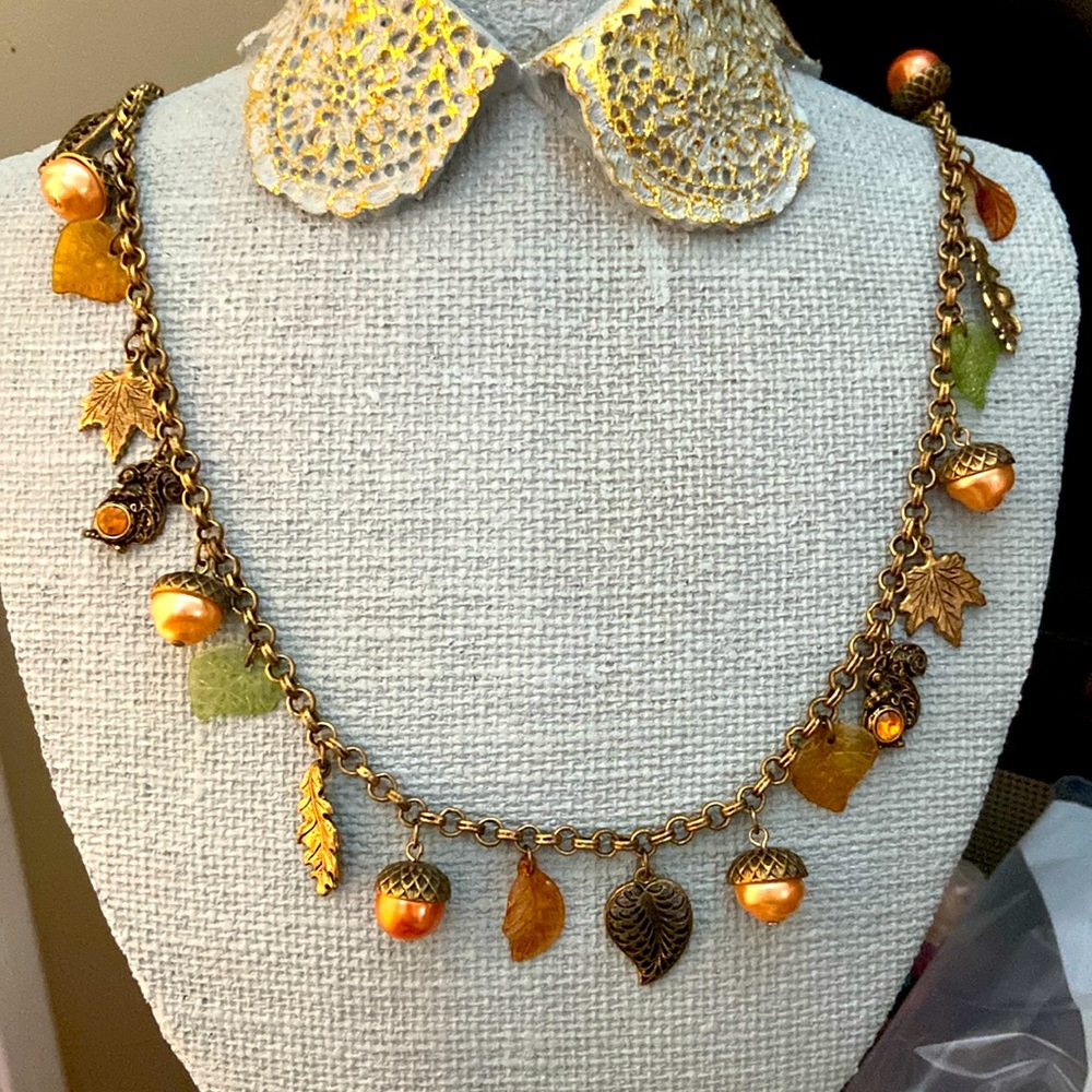 Unique Fall necklace